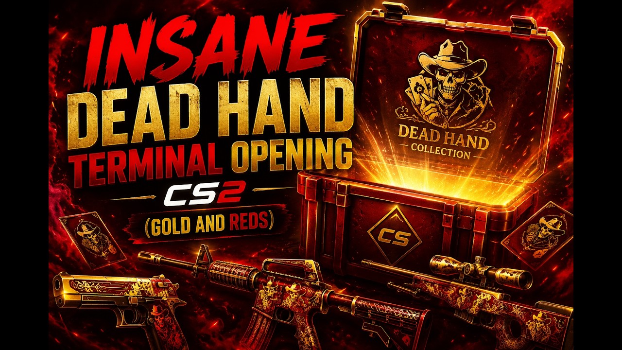 INSANE Dead Hand Terminal Opening CS2 (Gold And Reds)