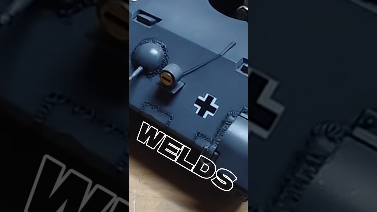 Create Welds on scale model tanks/armour