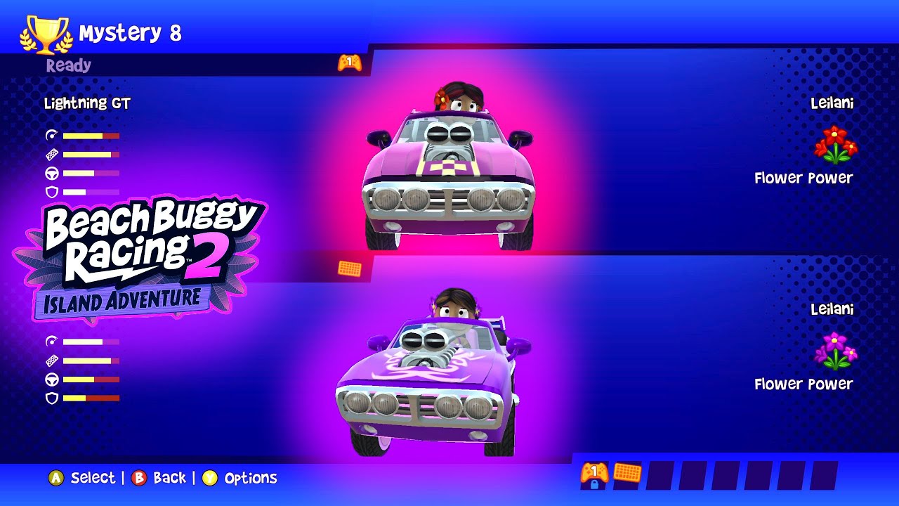 Lightning GT - Leilani New Outfit vs Leilani - Beach Buggy Racing 2 Island Adventure