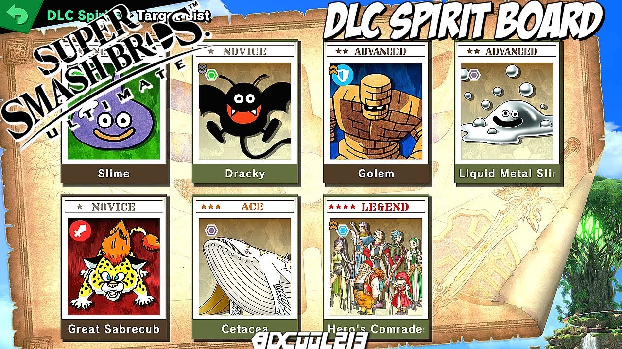 All Dragon Quest Spirit Board Battles - Super Smash Bros Ultimate Hero DLC Gameplay