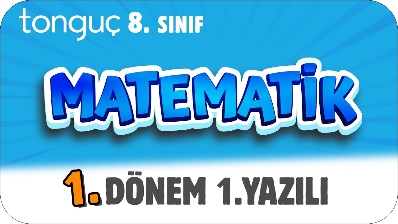 8.Sınıf Matematik 1.Dönem 1.Yazılıya Hazırlık 📑 