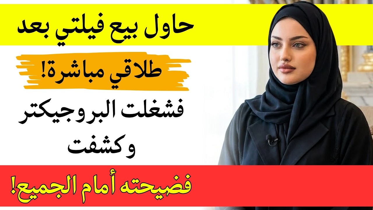 بعد الطلاق باع زوجي السابق فيلتي بـ 10 ملايين ريال!..فصعقته بمفاجأة مرعبة دمرت حياته أمام المشتري!