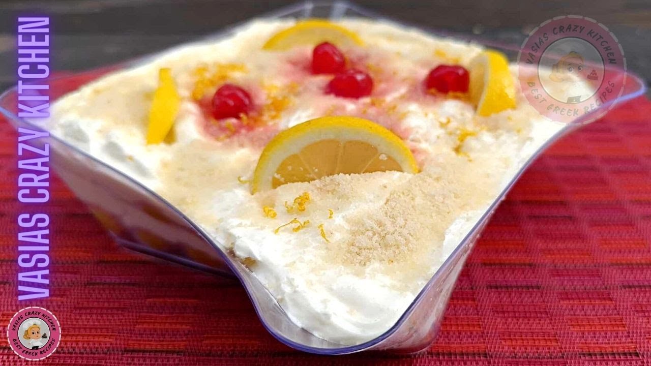 Αναλαφρο Γλυκο Ψυγειου Δροσερο που το Φτιαχνω Συνεχεια – Οικονομικο Γλυκο Ψυγειου με Λιγα Υλικα