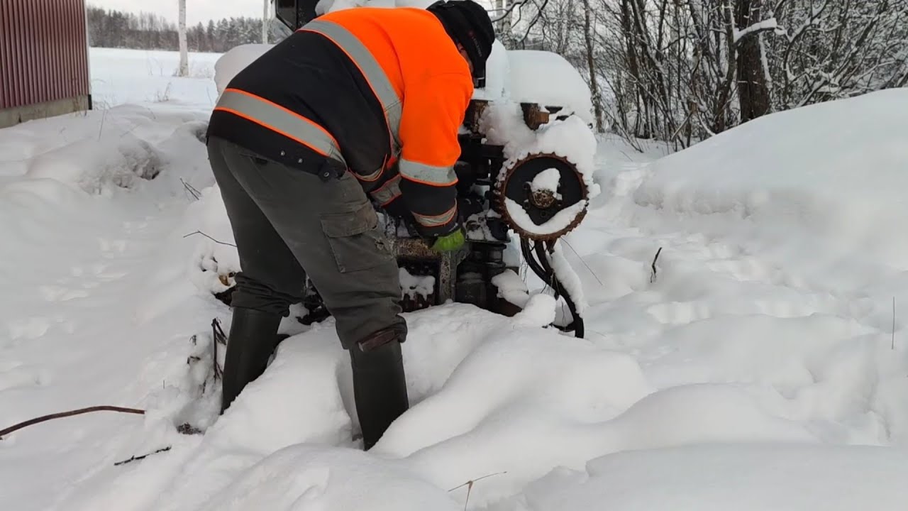Ponsse H53 kouran pituusmittapyörän kiinnitystä.... & Linkousta Sisuvalmet ja Kunto