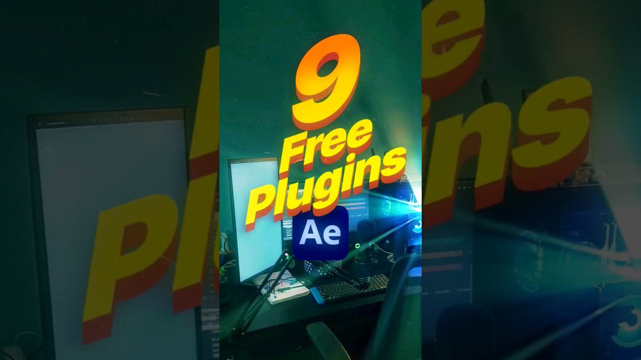 Top 9 Free After Effects plugins 🔥 #aftereffecttamiltutorial #vfx #animation