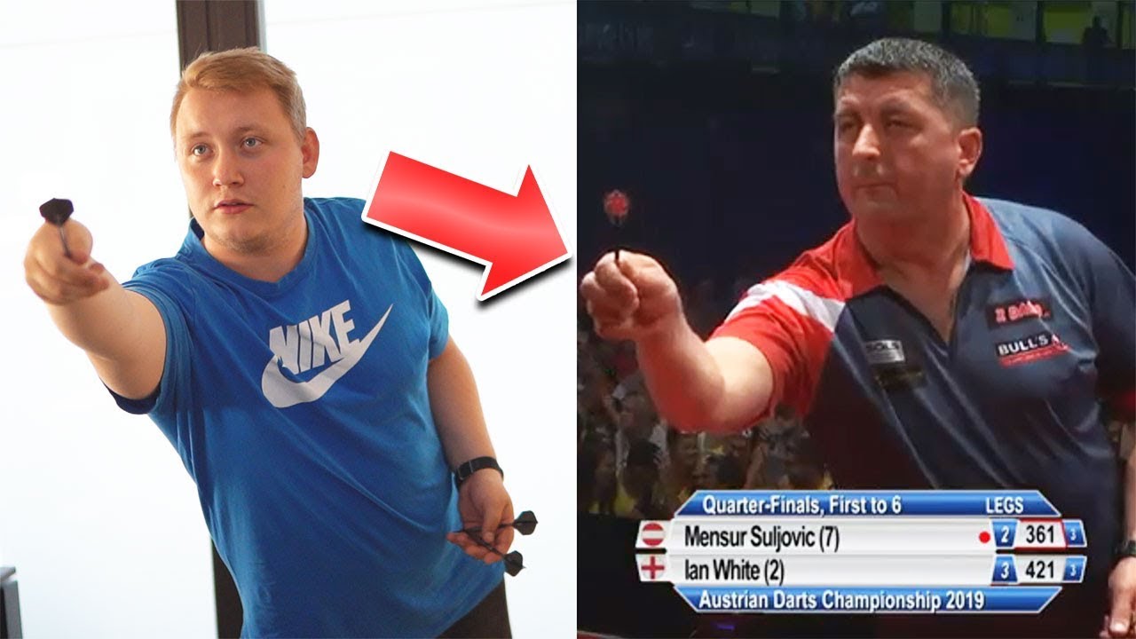 Martin Schindler imitiert Dartspieler (zu lustig)