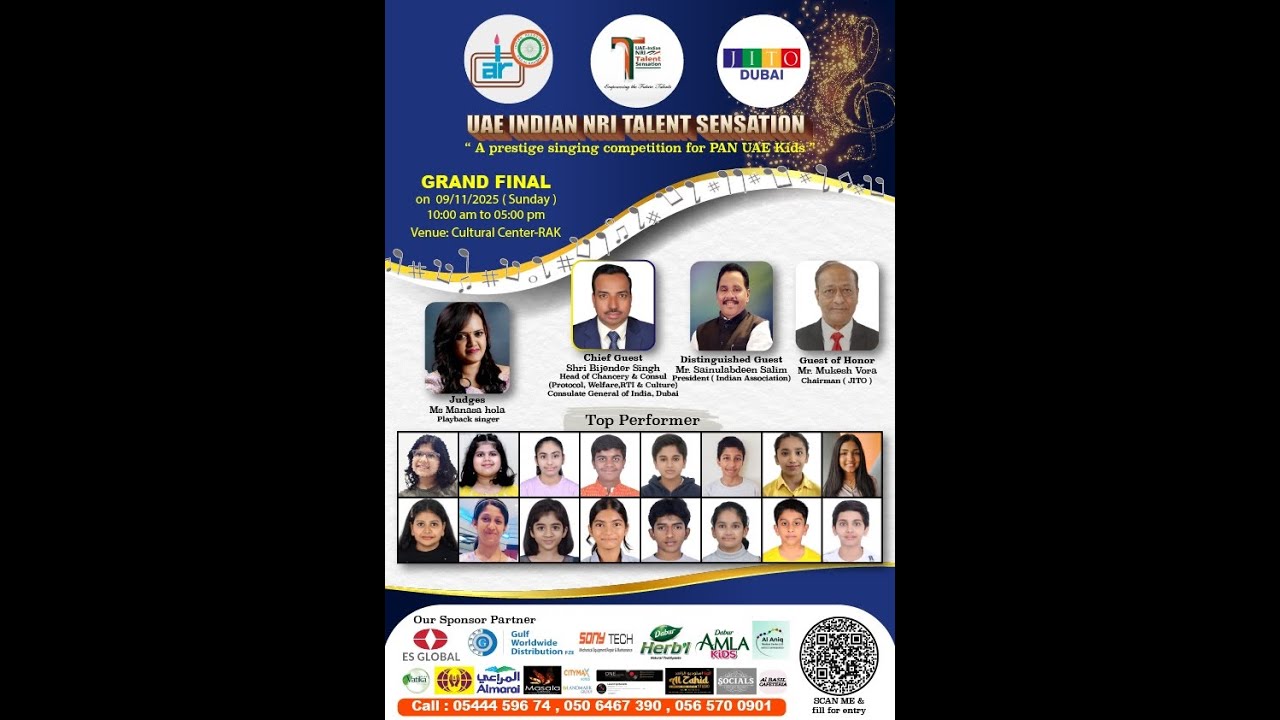 UAE INDIAN NRI TALENT SENSATION: Grand Final - Season 1