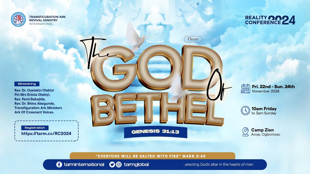 REALITY CONFERENCE 2024 | THE GOD OF BETHEL (GEN. 31:13) | DAY 2 (MORNING SESSION)