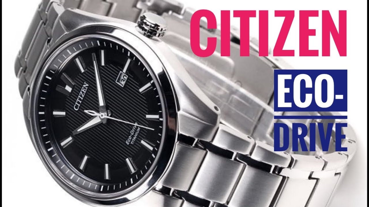 Citizen Eco-Drive AW1240 - титан и солнечная подзарядка