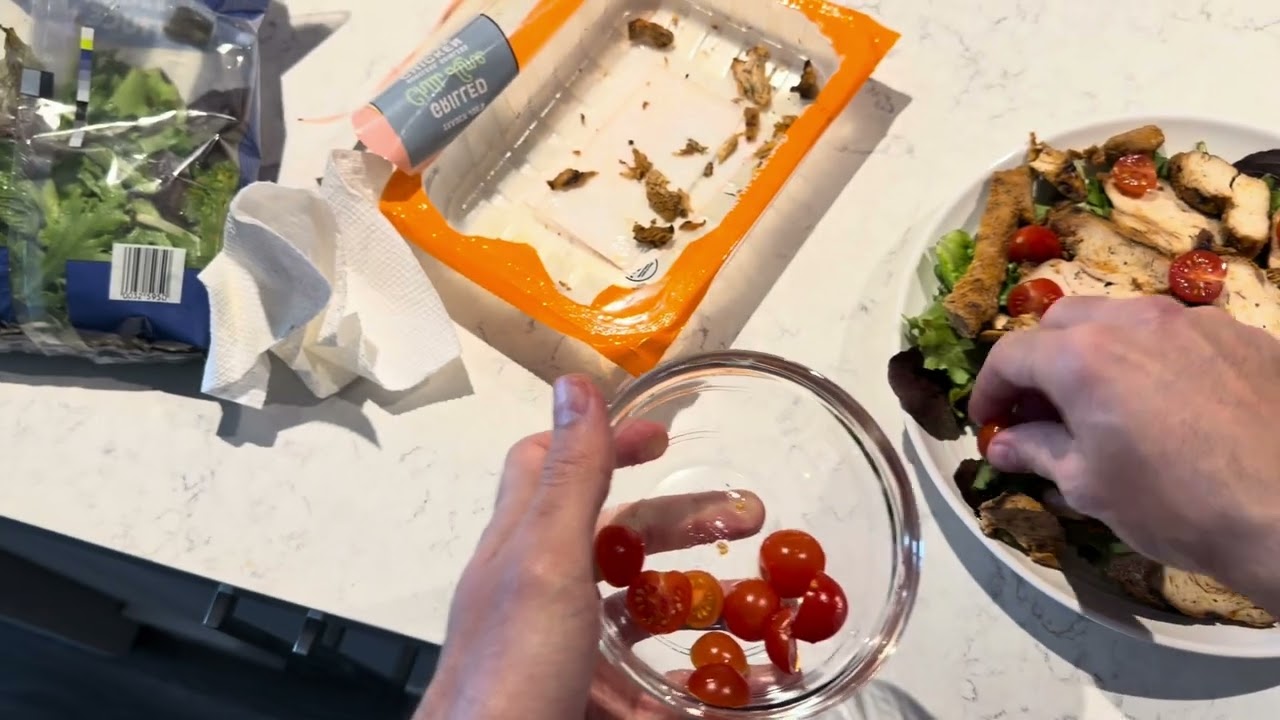 Making a Cobb salad Part 1