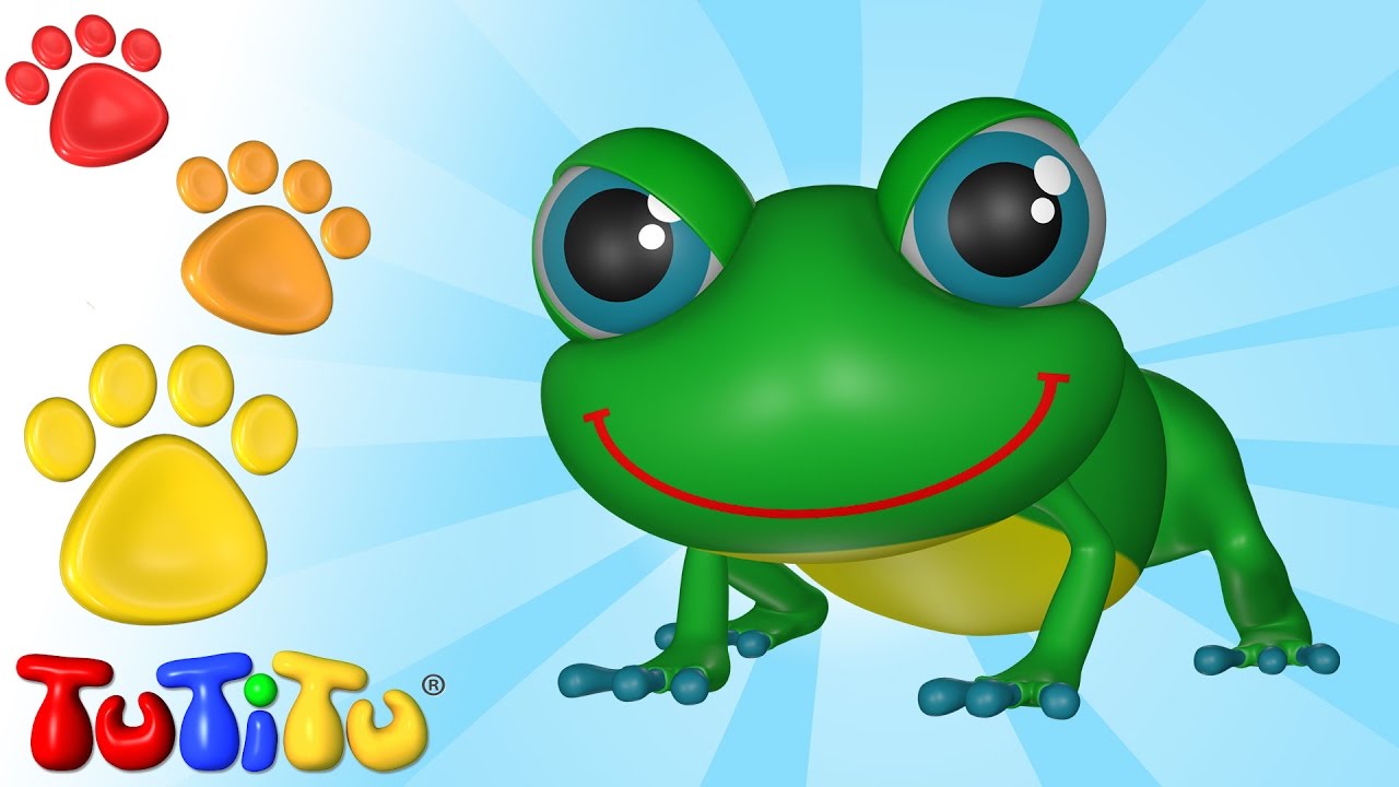 TuTiTu Animais 🐸 Rã 🌻 Brincando e Aprendendo com Brinquedos 😍