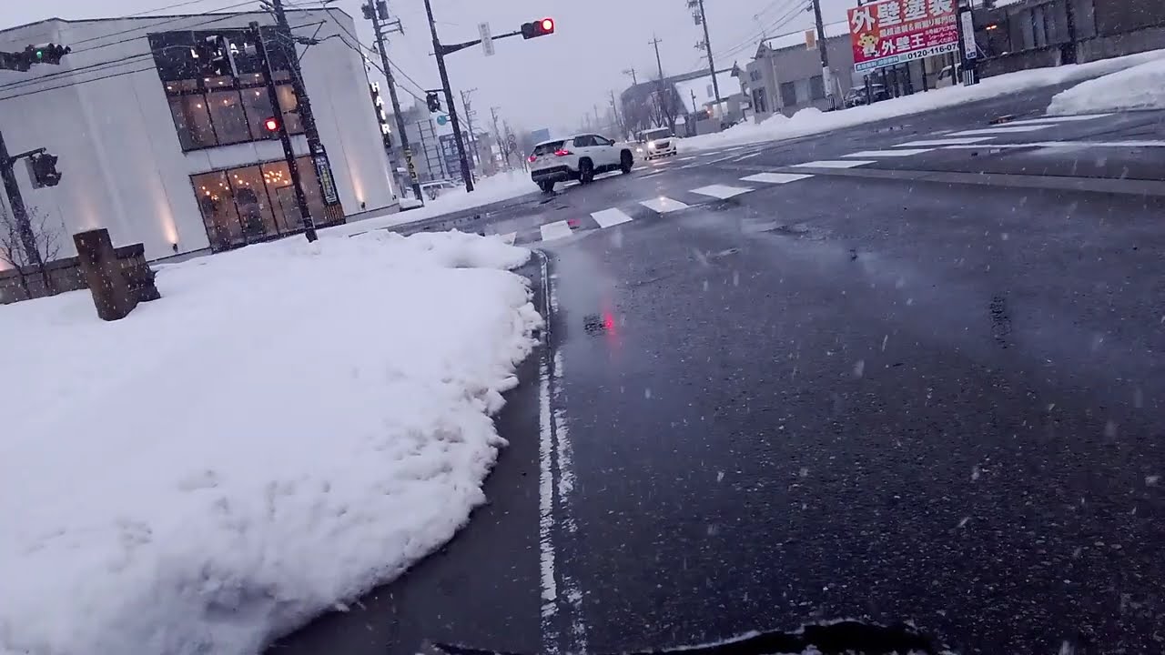 Snow,Ishikawa Prefecture,Japan,Nonoichi,winter.Gopro9