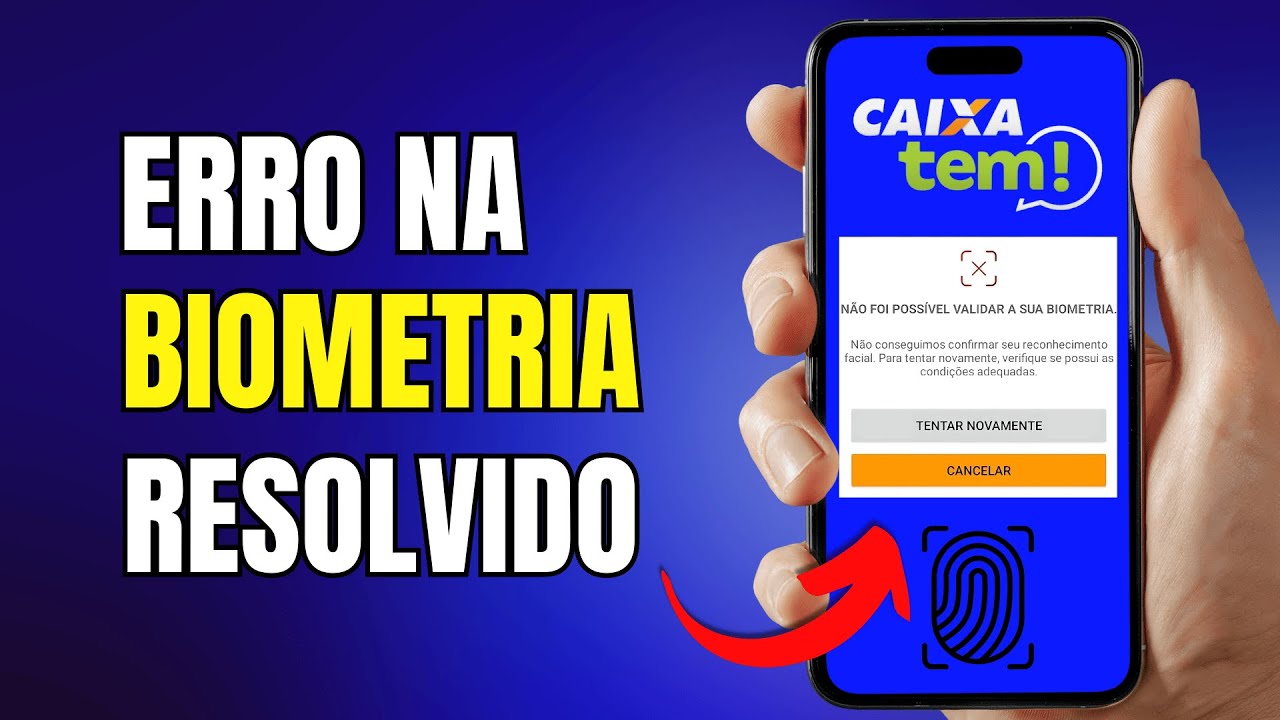 ERRO NA BIOMETRIA FACIAL NO CAIXA TEM - COMO RESOLVER