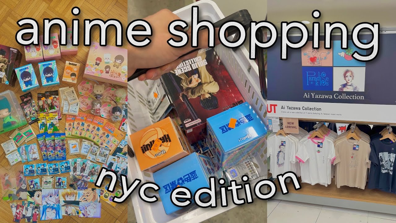 anime shopping in nyc: nana x Uniqlo, blindboxes & figures 