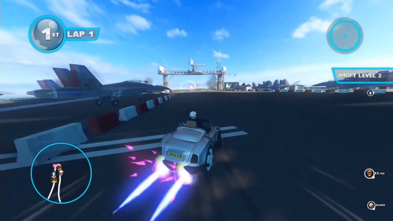 Sonic & All-Stars Racing Transformed (PC): Carrier Zone - Expert - Football Manager