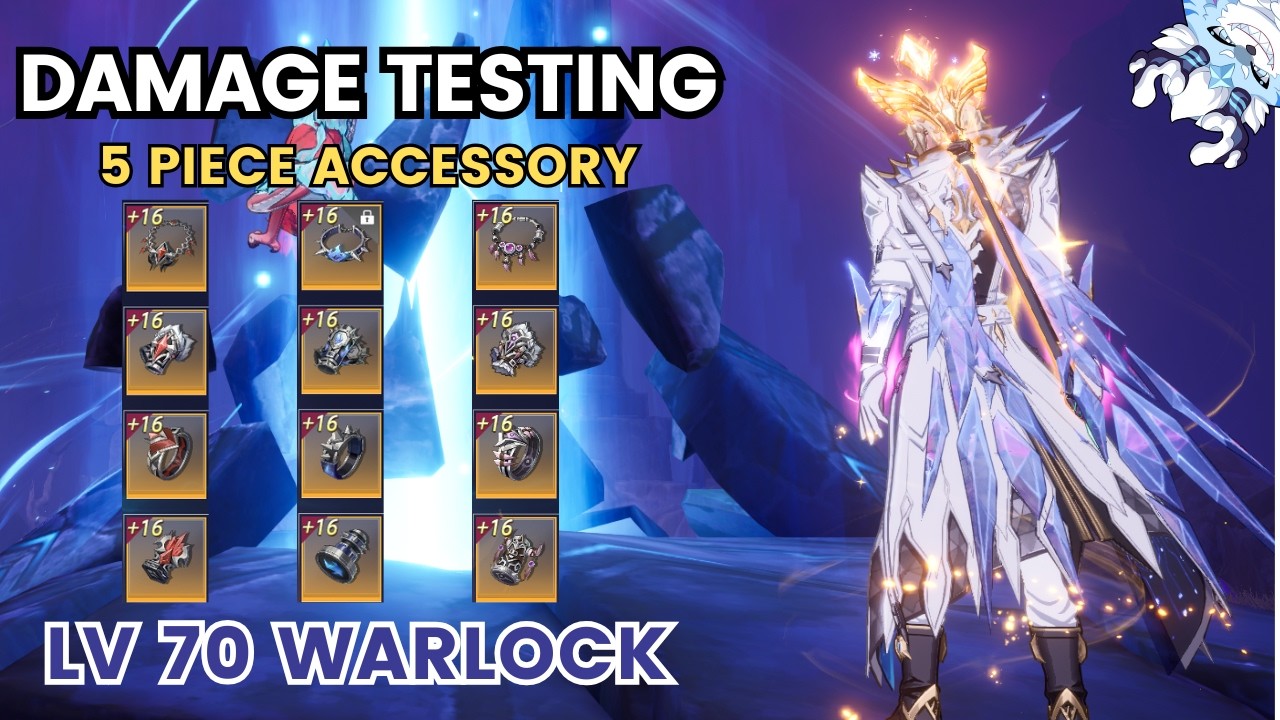 LV. 70 WARLOCK 5 PIECE ACCESORIES BUILD TESTING | CRYSTAL OF ATLAN