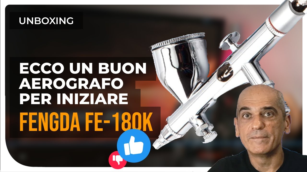 Cerchi un buon aerografo economico? scopriamo il Fengda Elite FE-180K