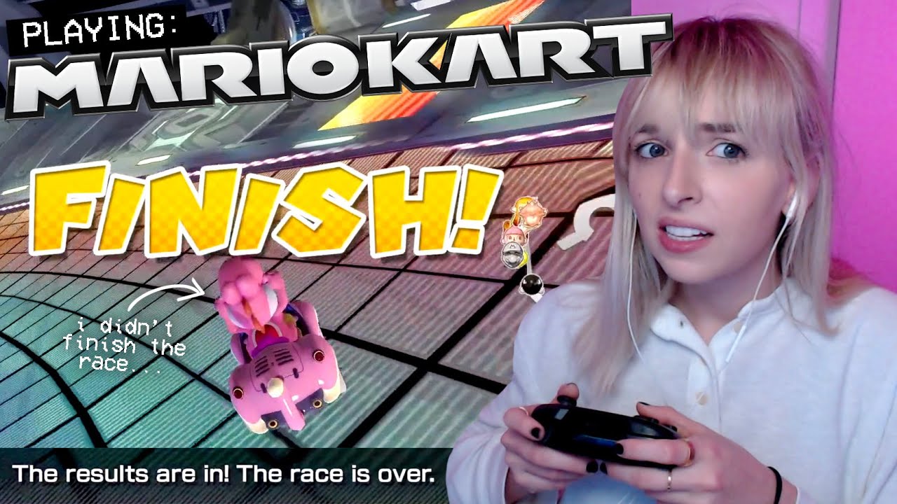 playing MARIO KART for the first time in 5 years 😳