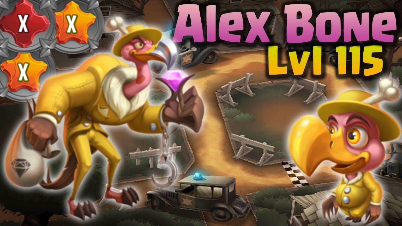 Monster Legends: Alex Bone - Level 1 to 115 + Combat PVP - Review