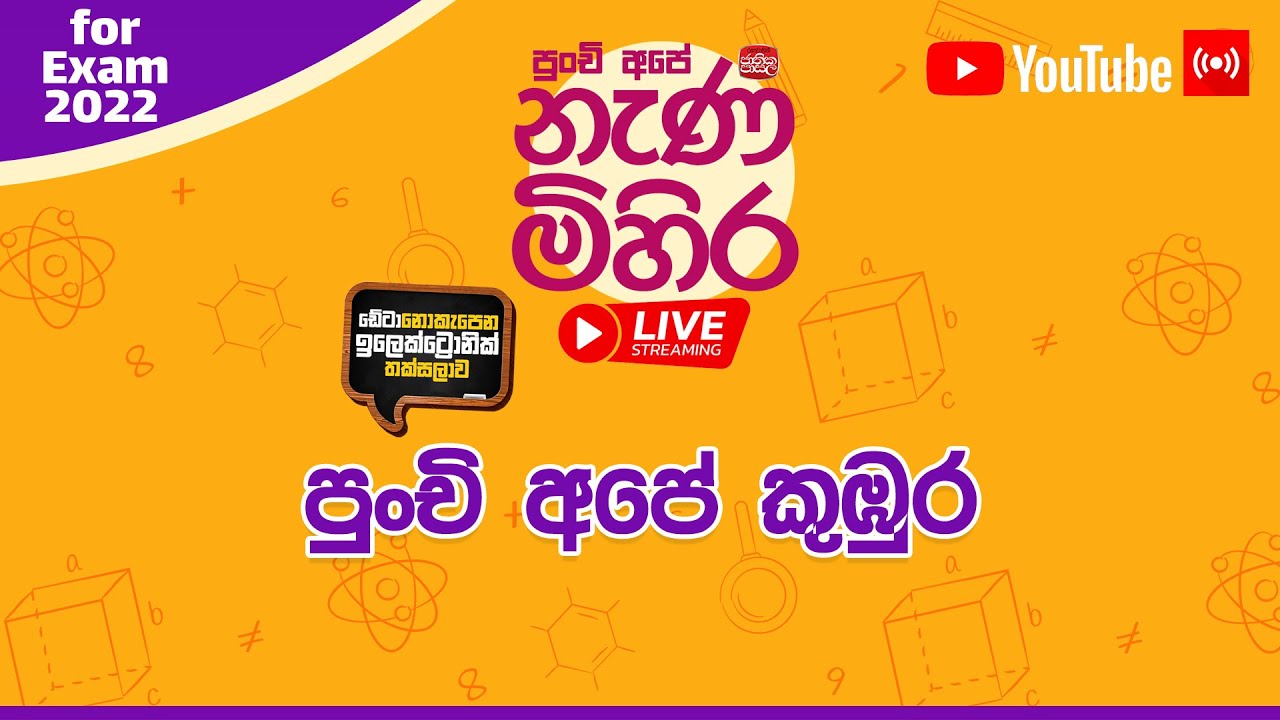 Nanamihira Live Stream | 5 වසර ශිෂ්‍යත්ව - නැණ මිහිර | 22-07-2022 | නැණ මිහිර