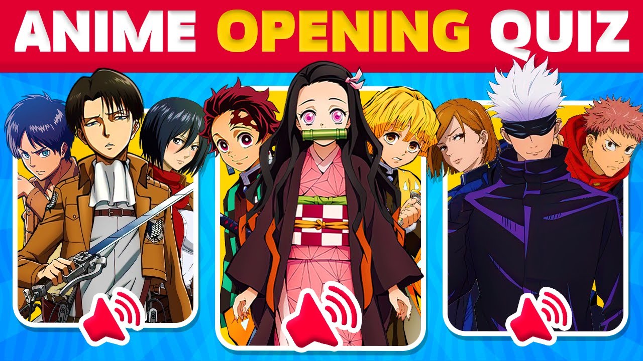 ANIME OPENINGS QUIZ 🔊🍥 40 Legendary Anime Openings 🎵