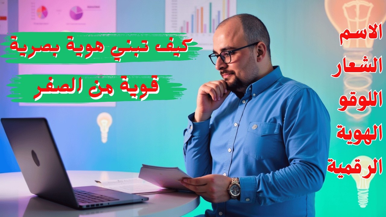 أسرار بناء هوية بصرية قوية لمشروعك من الصفر! الاسم، الشعار، والهوية الرقمية