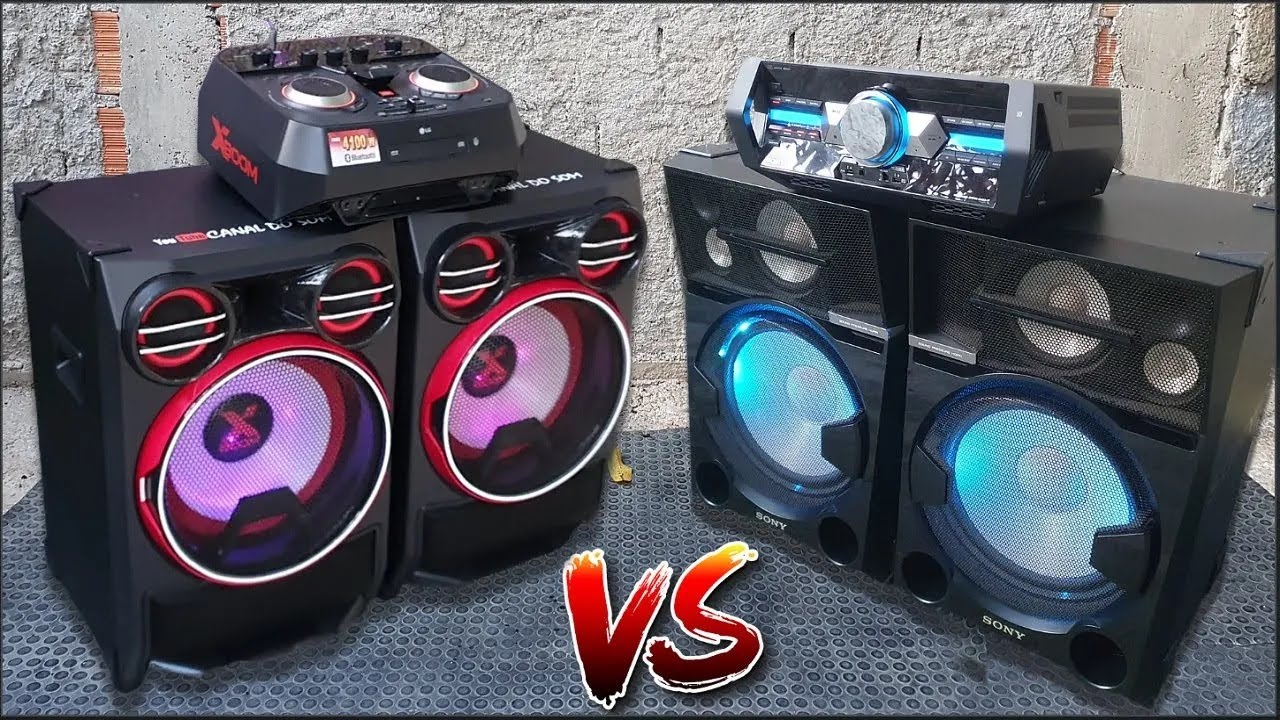 🟢💥 LG CK99 VS Sony SHAKE77! DUELO COM OS 2 TOCANDO FORTE EM ÁREA ABERTA NO ÚLTIMO VOLUME!