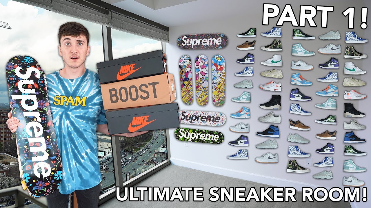 Building The ULTIMATE Sneaker Room/Hypebeast Studio PART 1!