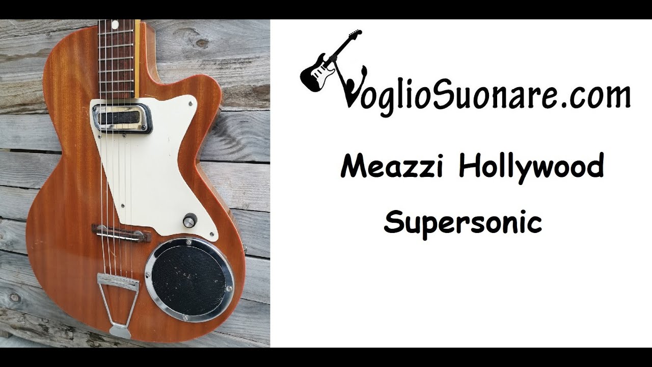 Meazzi Hollywood Supersonic Vintage With Built in Amplifier