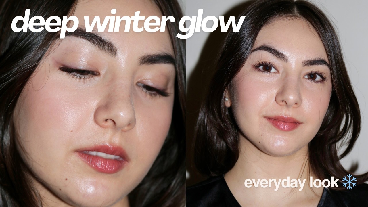 Deep Winter Everyday Makeup Tutorial ❄️ Easy, Realistic & Beginner Friendly!