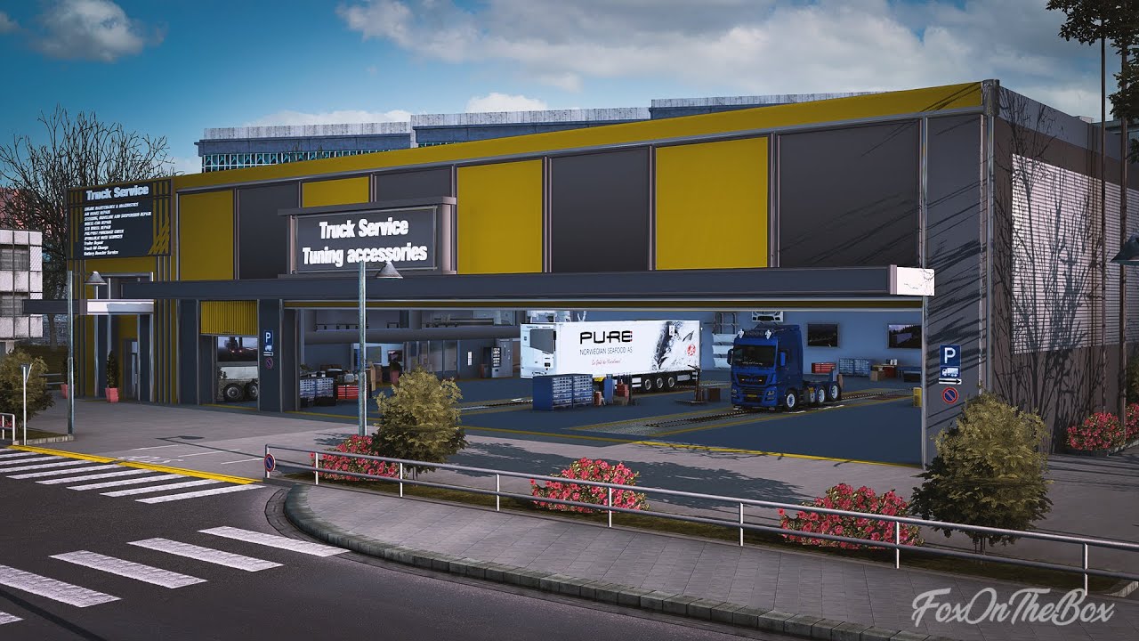 ETS2 1.43 Extended Truck Services | Euro Truck Simulator 2 Mod