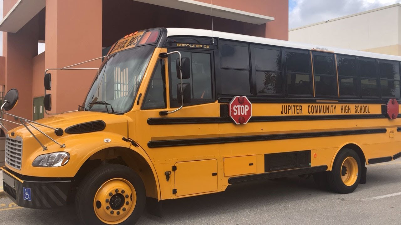 New school bus unveiled for special needs students at Jupiter High School