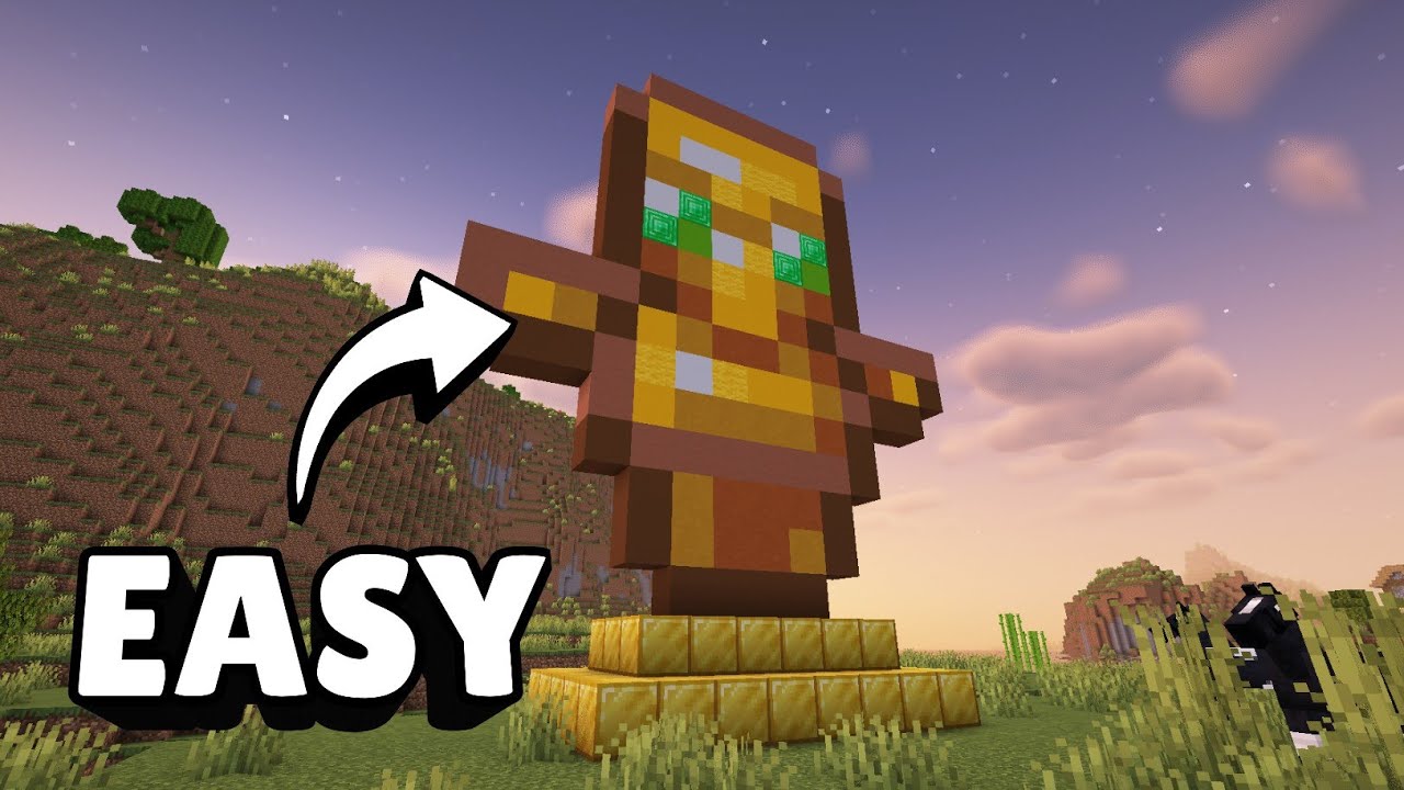 Easy Totem Statue Tutorial &ndash; Minecraft