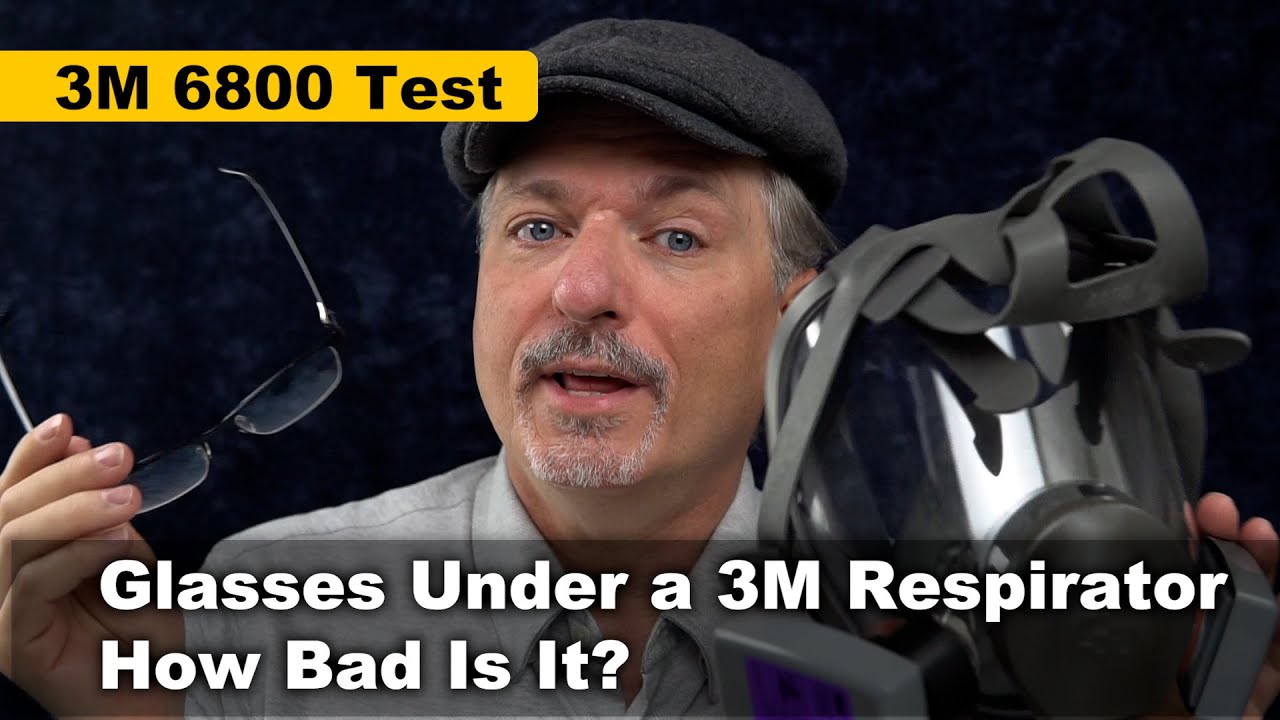 Can You Wear Glasses Under a Full Face 3M Respirator? NO!! | Test Shows How Bad It Is.