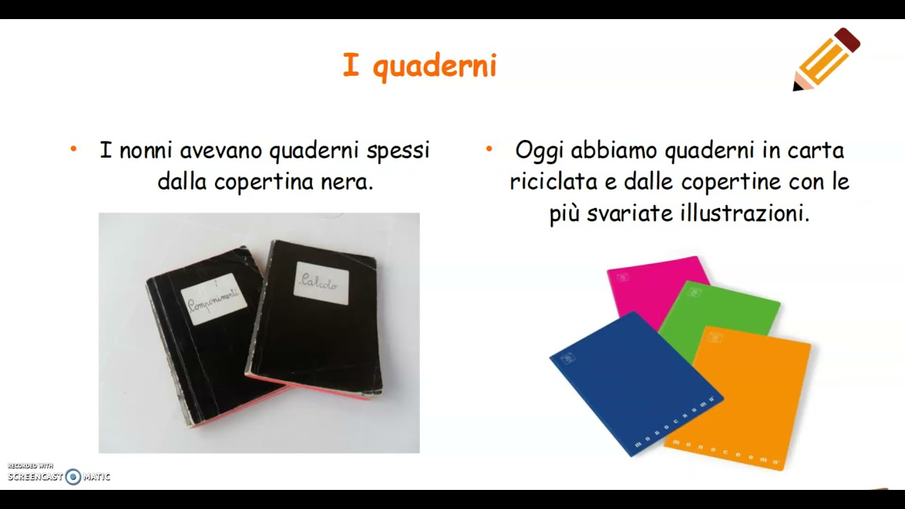 STORIA - Scuola al tempo dei nonni e Scuola oggi