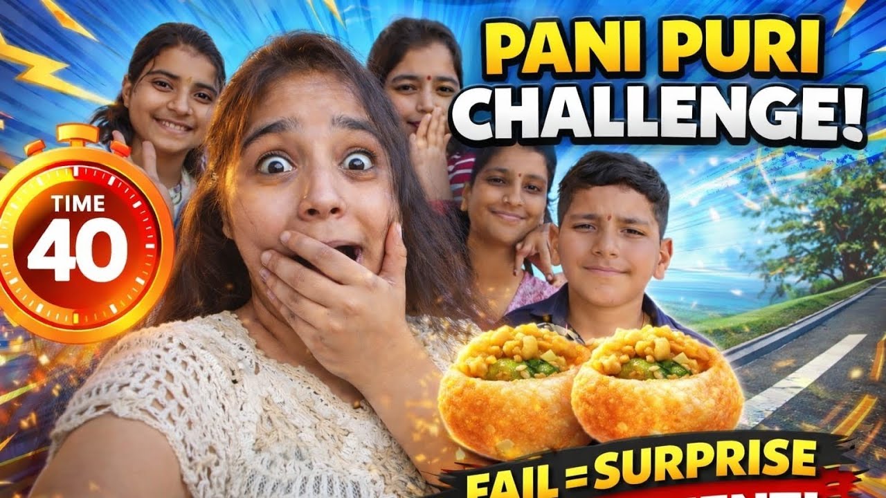 Pani Puri Challenge 😅 | Last Tak Dekho Kya Hua!