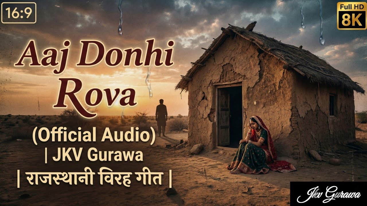 Aaj Donhi Rova (Official Audio) | New Rajasthani Sad Song | JKV Gurawa