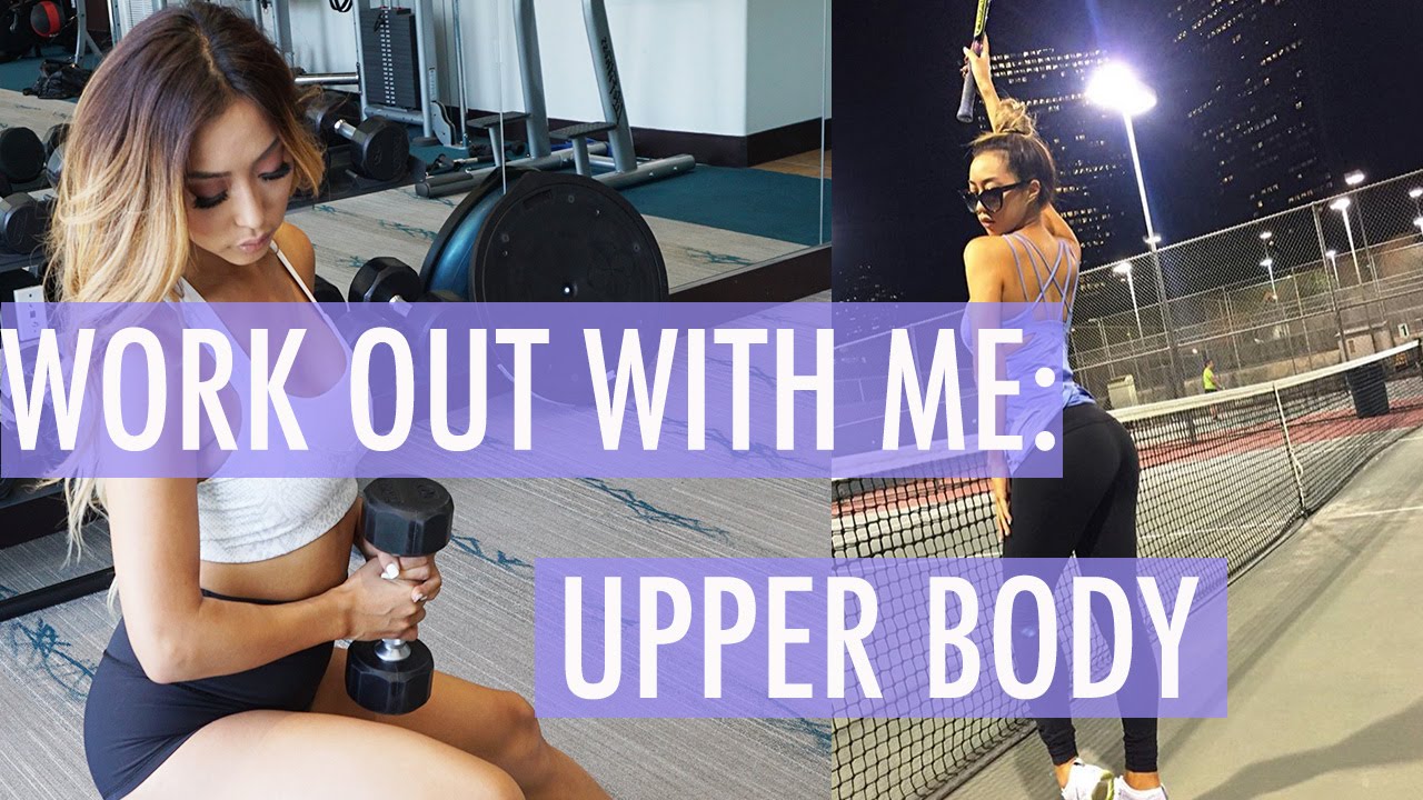 WORK OUT WITH ME: UPPER BODY WORK OUT ♡ @ArikaSato