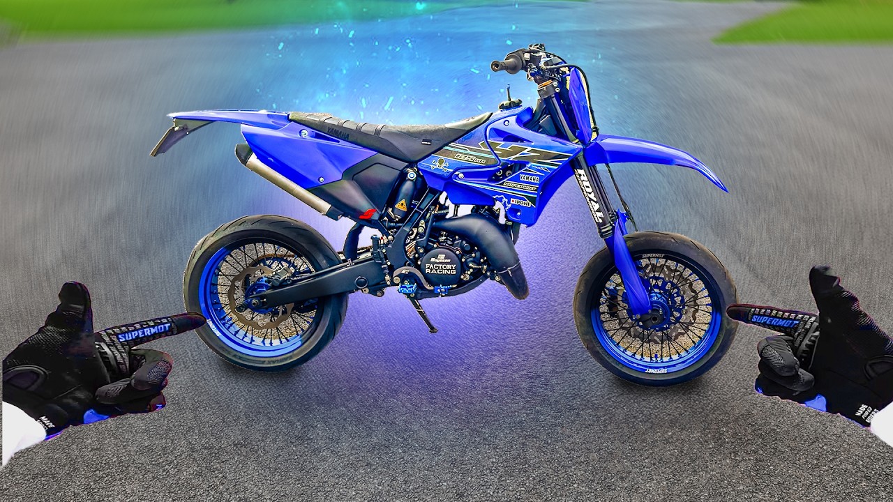 Je roule en 125 YZ sur la route ! (YAMAHA Homologué)