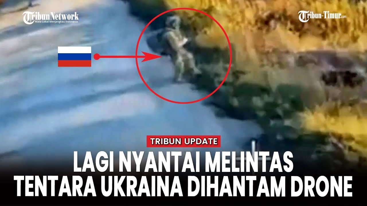 SAAT Drone Peledak Rusia Buru Tentara Ukraina di Vremev