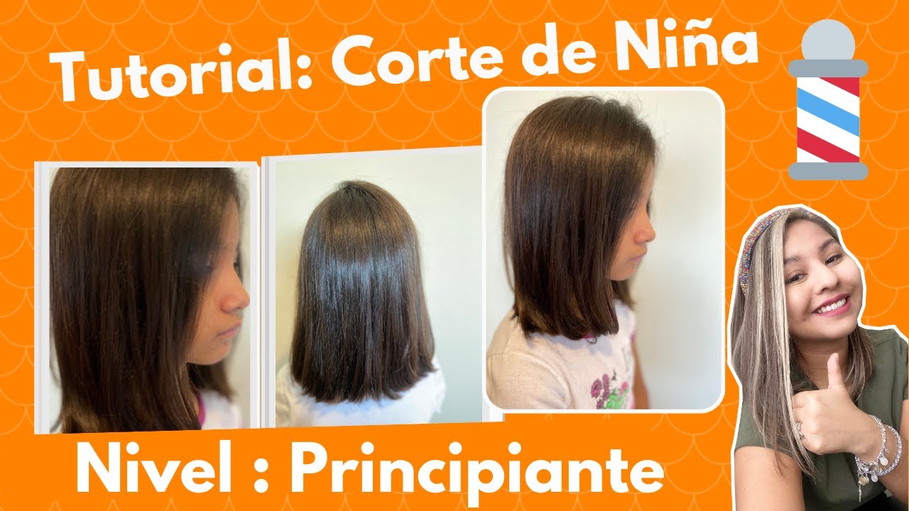CORTE DE CABELLO RECTO PARA NIÑA| PARA PRINCIPIANTES