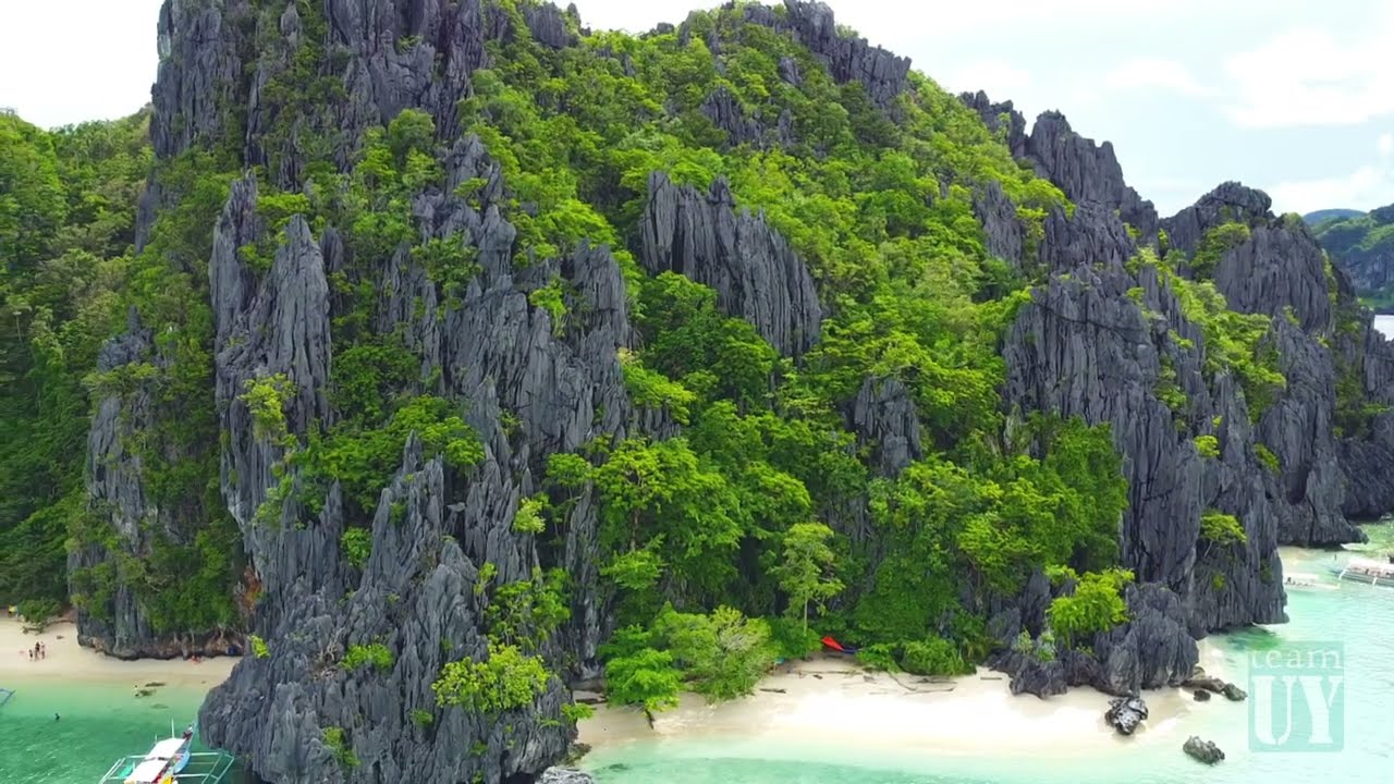 Aerial View of Shimizu Island, El Nido, Palawan