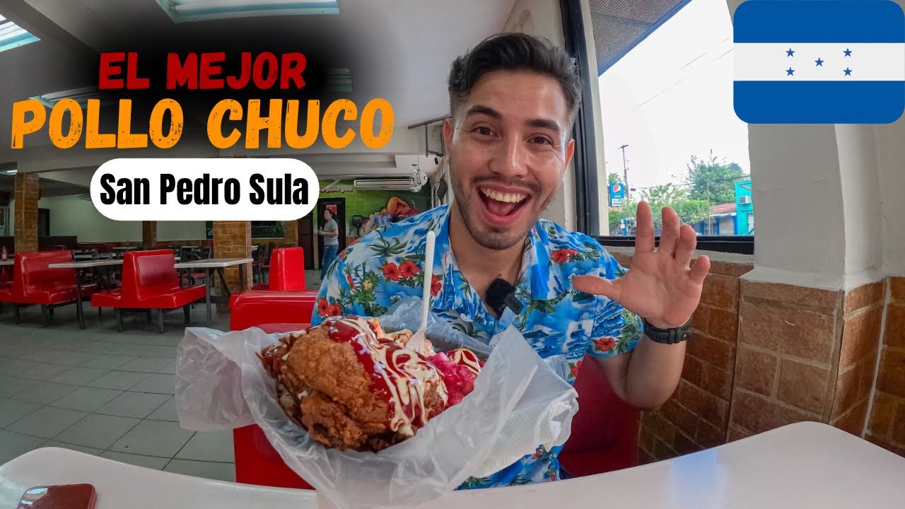 ¡Me SORPRENDIÓ este POLLO CHUCO de San Pedro Sula! - ¿El MEJOR?😳🍗🇭🇳