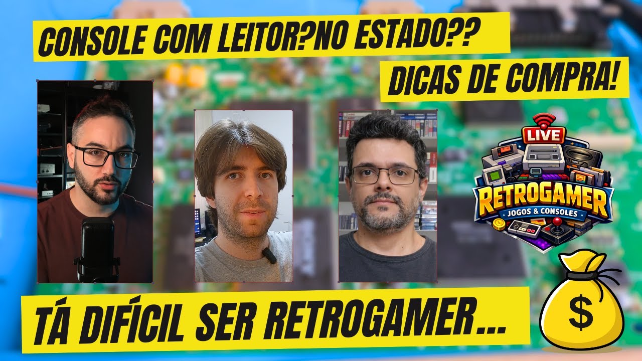 🔴Live: Cada vez mais caro, cada vez mais quebrado: o estado atual do retrogamer!