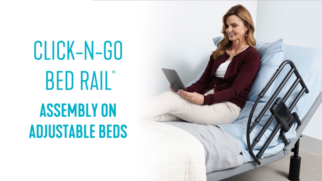 How to Assemble the Able Life Click-N-Go Extendable Bed Rail on Adjustable Beds