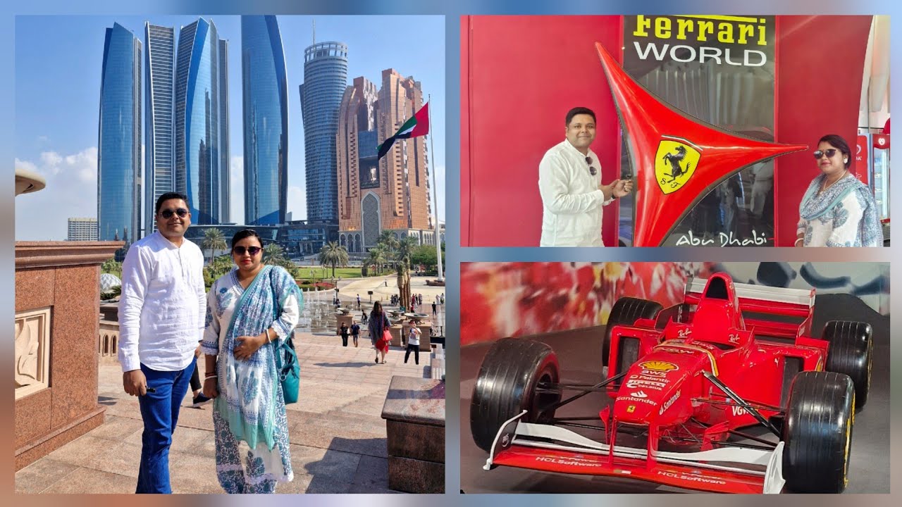 Abu Dhabi Side Scenes, Emirates Palace, Mall of the Emirates, Heritage Village, Ferrari World. Ep -7
