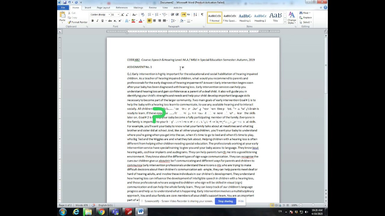 How to Covert AIOU PDF Assignment in Microsoft Word | Covert pdf to jpg | Convert jpg to doc