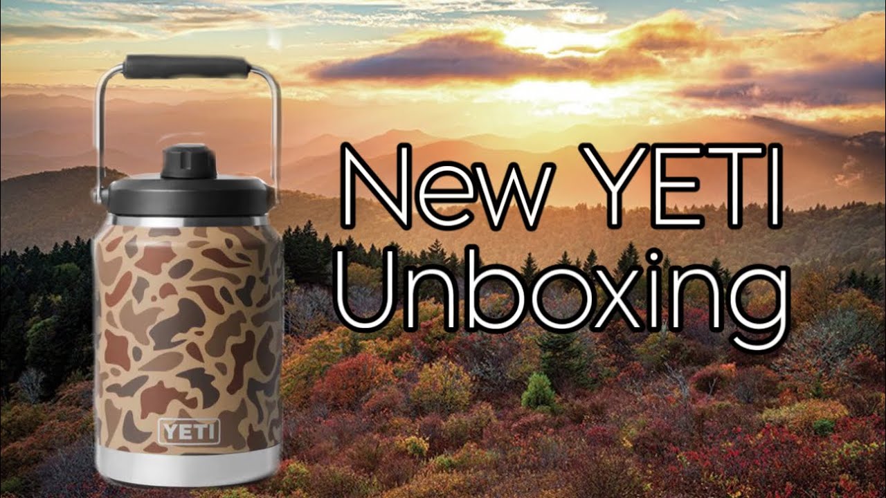 Unboxing the NEW YETI Half Gallon Jug in Wetlands Camo - First Look!