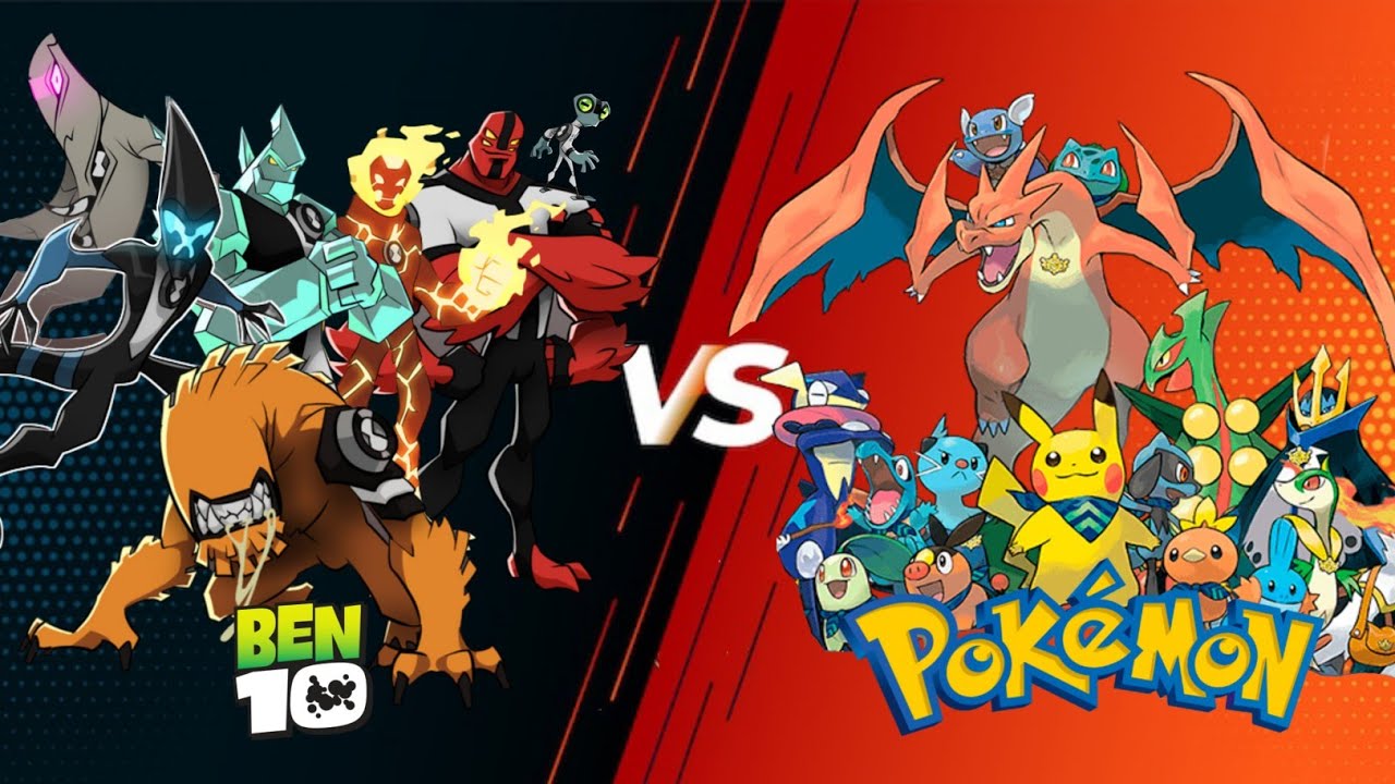 Ben 10 Alien Vs Pokemons || Top 10 Ben 10 Aliens Vs Pokemons || Ben 10 || Pokemon || Anime Toonist