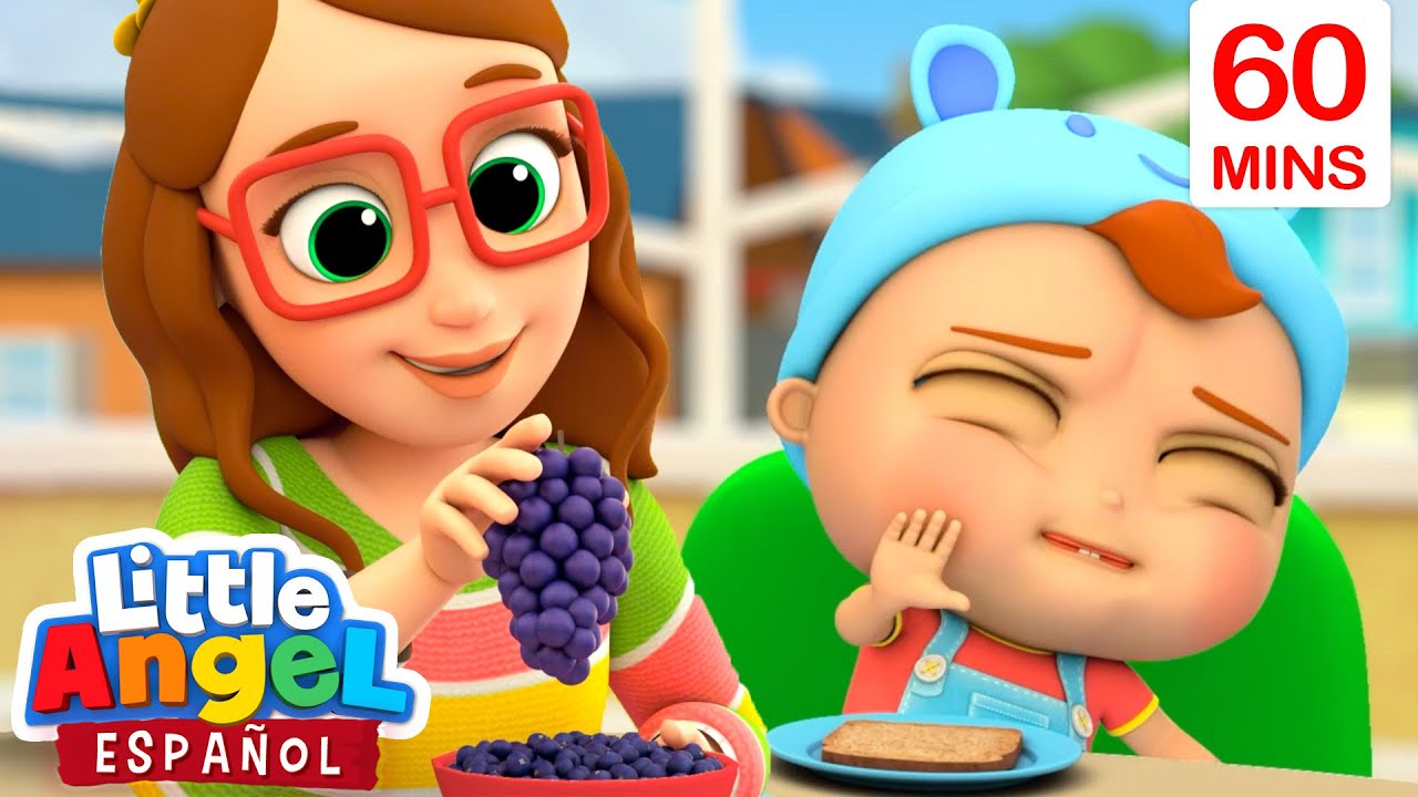 Aprendiendo a Comer Frutas Saludables | Caricaturas | Canciones Infantiles🎵| Little Angel Español